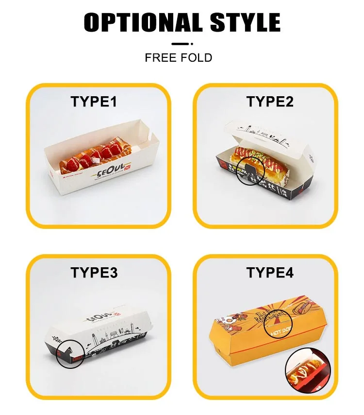 Stick Hot Dog Paper Box
